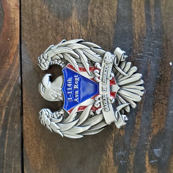 🌲1-114th Avn Regt Arkansas challenge coin - Picture 1 of 3